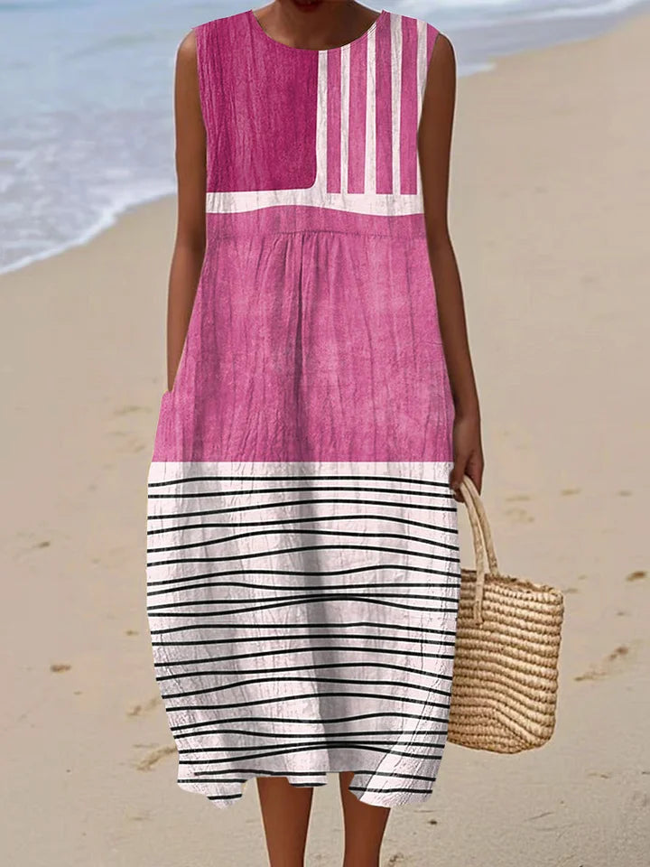 Donna - Sleeveless Summer Pocket Dress