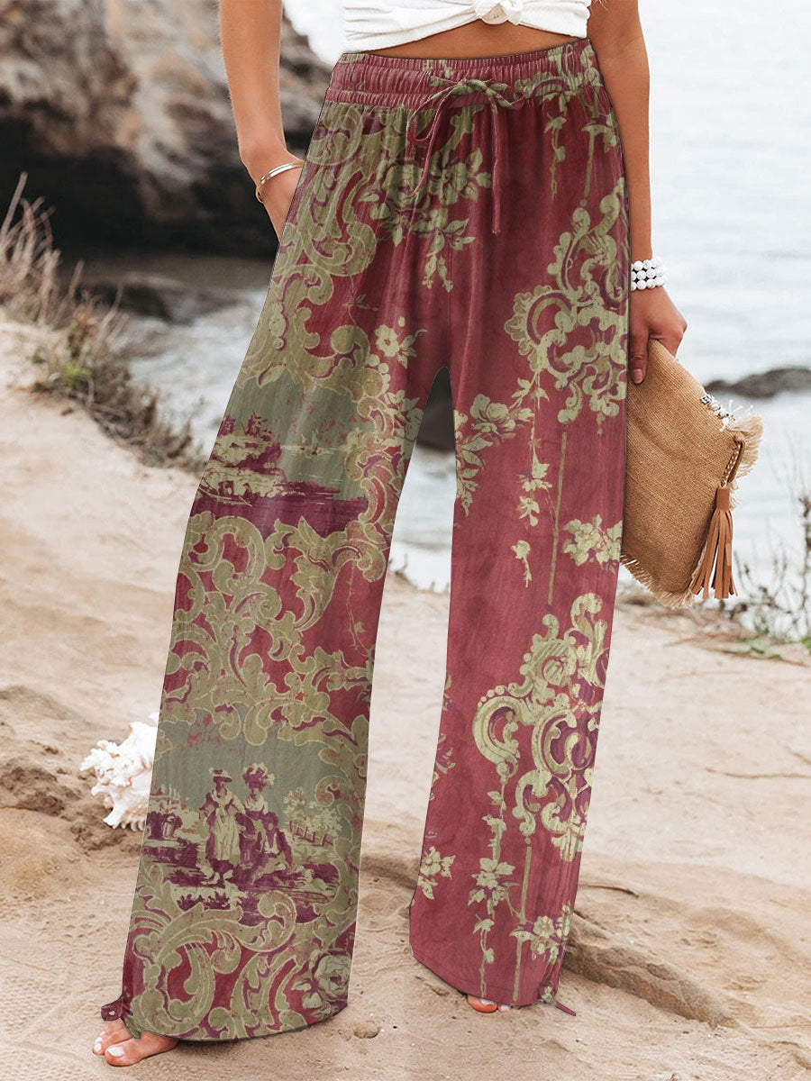 Nyssara - Coastal Breeze Boho Pants