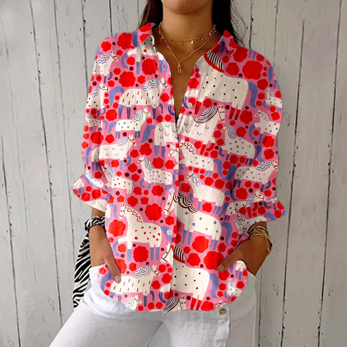 Fallon - Retro Style Blouse