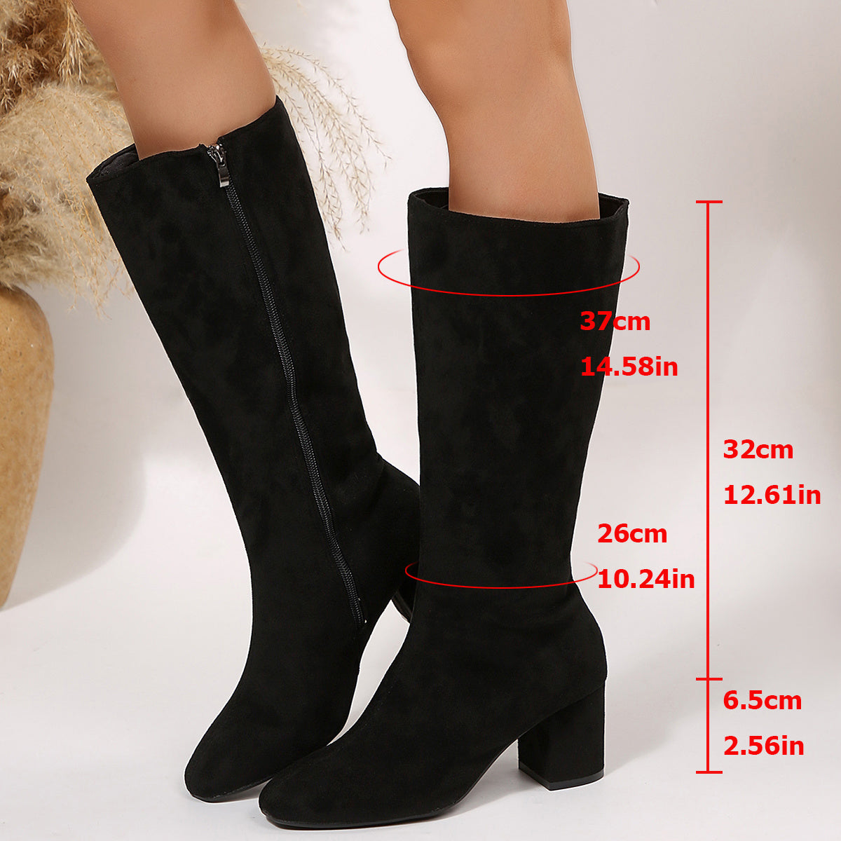 Lorraine - Wide Calf Orthopedic High Boots