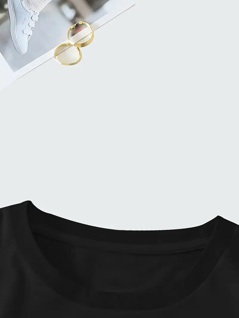 Aimilia | Elegant Short Sleeve T-Shirt With Floral Print