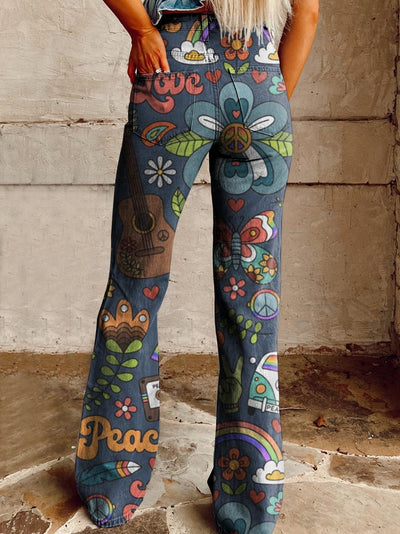 Fresina | Peace & Love Flare Pants