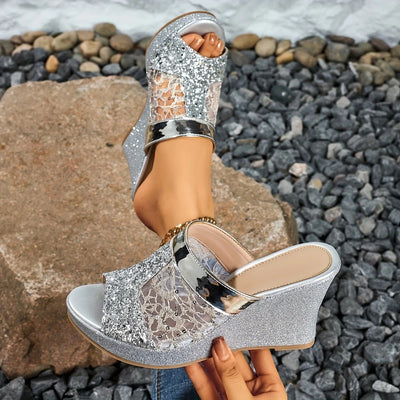 Alexis | Elegant Lace High Heel Sandals