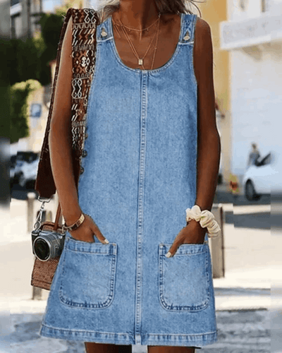 Sigrid Denim Dress™ | Spring dress with flattering cut