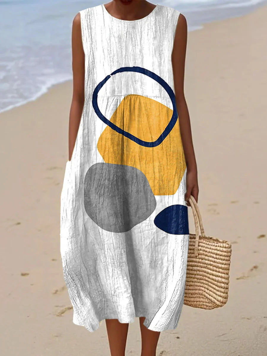 Sandy - Sleeveless Summer Pocket Dress