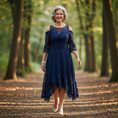 Therese™ Cold-Shoulder Lace Dress
