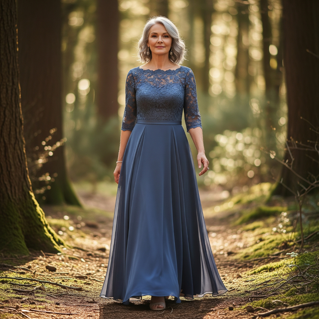 Sylvie Classic Lace Maxi Dress