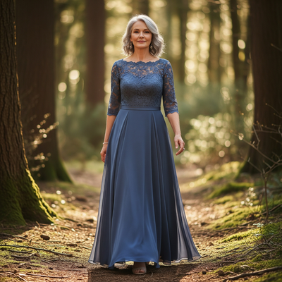 Sylvie Classic Lace Maxi Dress