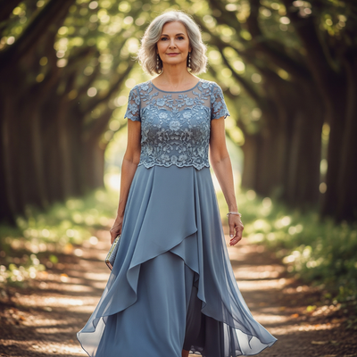 Maura™ Floral Overlay Dress