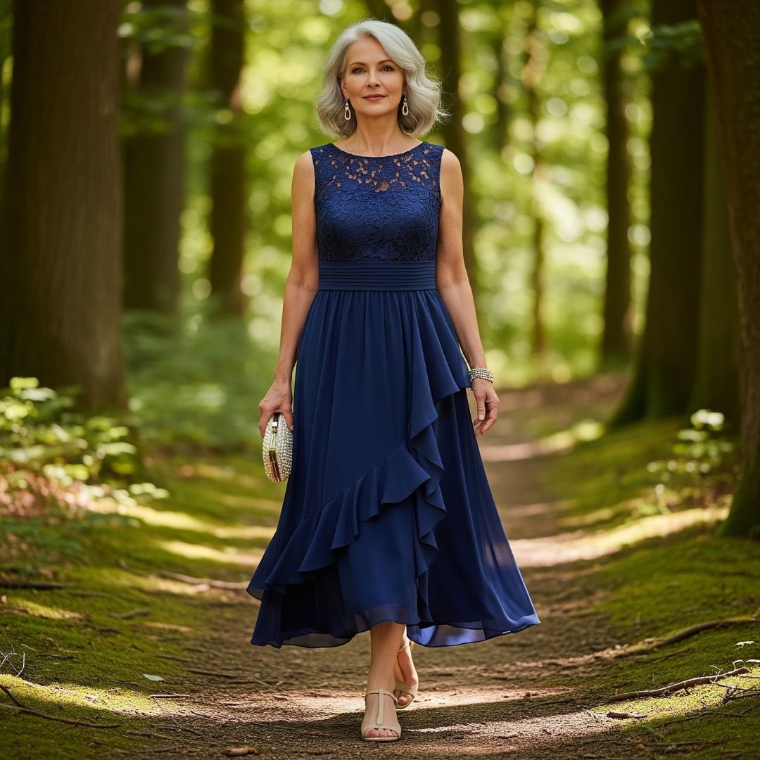 Margot™ Ruffle Midi Dress