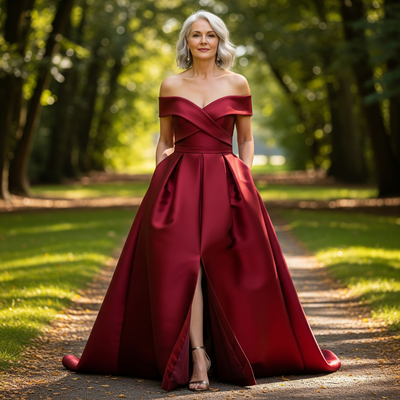 Renée™ Off-Shoulder Evening Gown