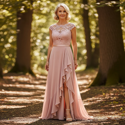 Corinne™ Lace Cascade Gown