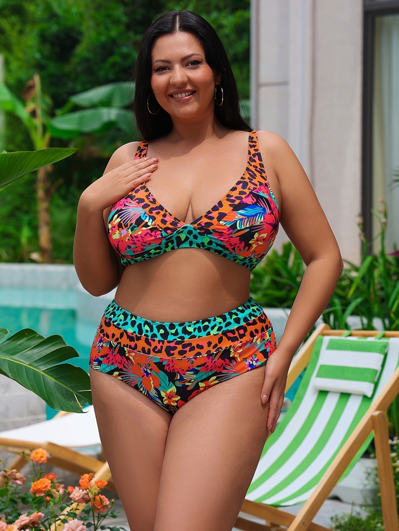 Amber | Sexy Two-Piece Bikini Set for Curvy Women