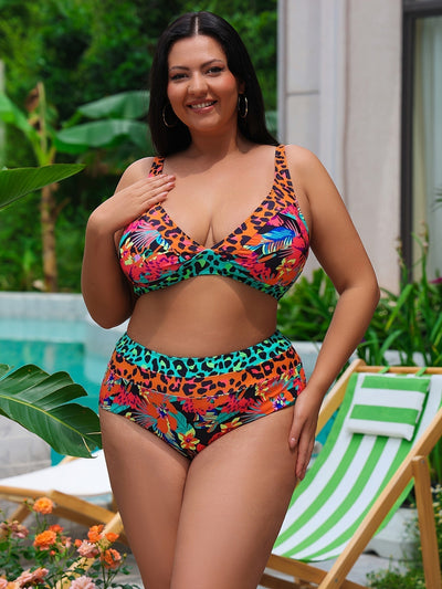 Amber | Sexy Two-Piece Bikini Set for Curvy Women