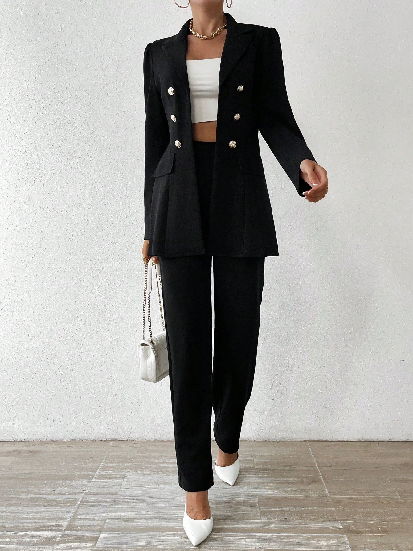 Kam | Long Sleeve Suit Ensemble