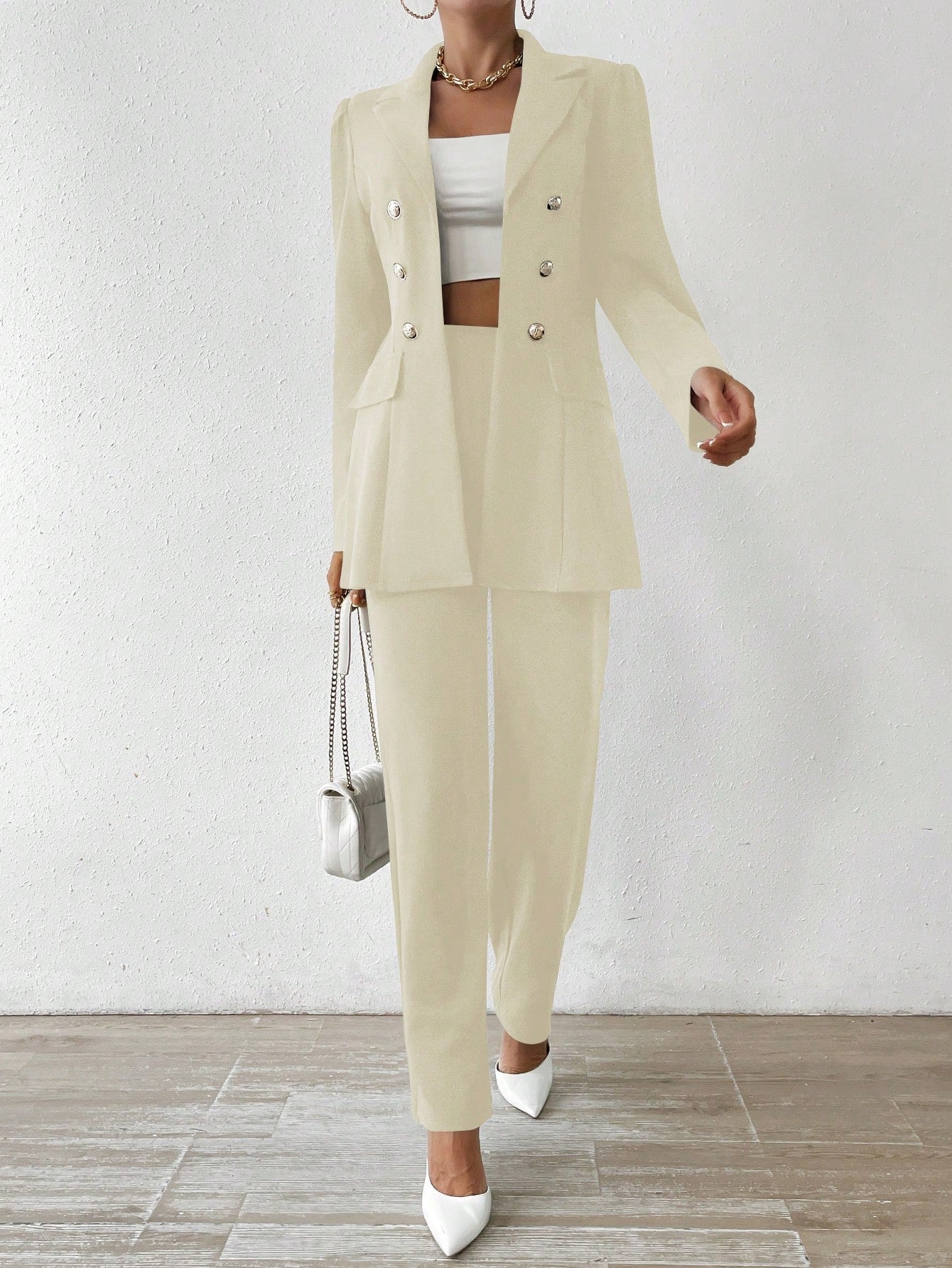 Kam | Long Sleeve Suit Ensemble