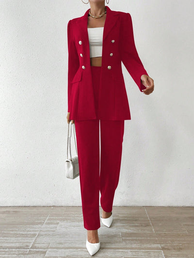Kam | Long Sleeve Suit Ensemble