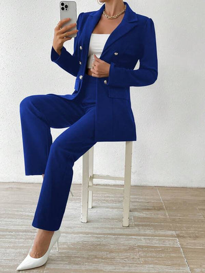 Kam | Long Sleeve Suit Ensemble