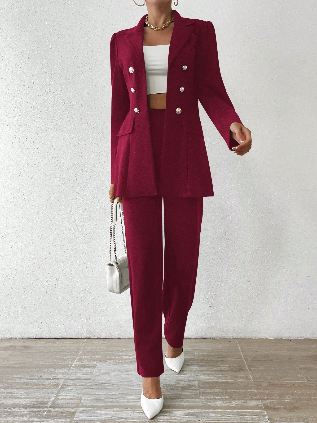 Kam | Long Sleeve Suit Ensemble