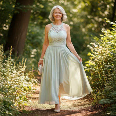 Maribelle™ Sleeveless Chiffon Fit & Flare Dress