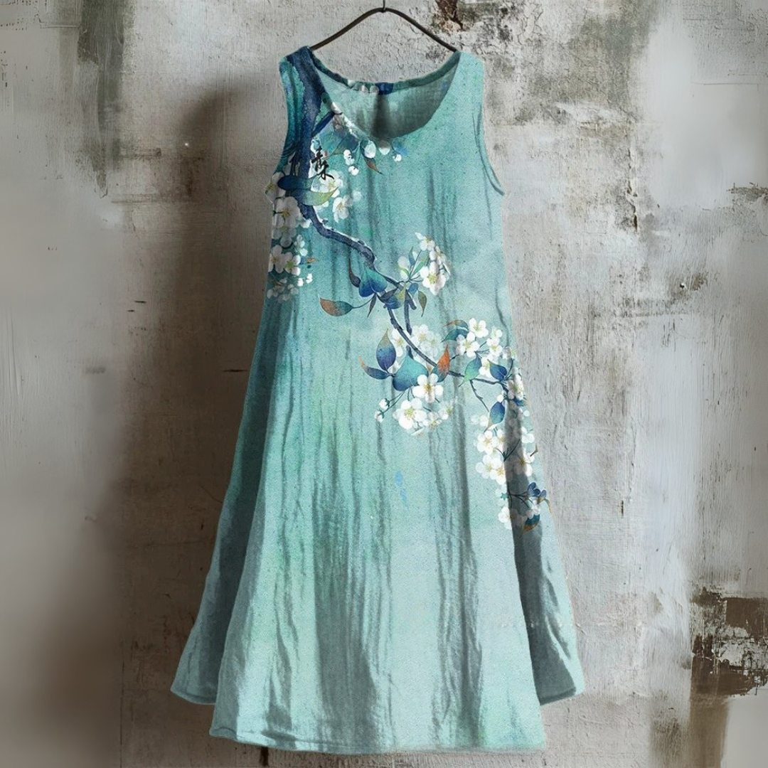 Turqoise Blue Lily Tank Dress