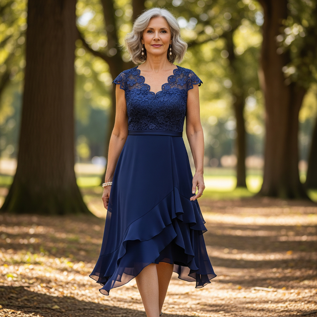 Francesca™ High-Low Lace Dress