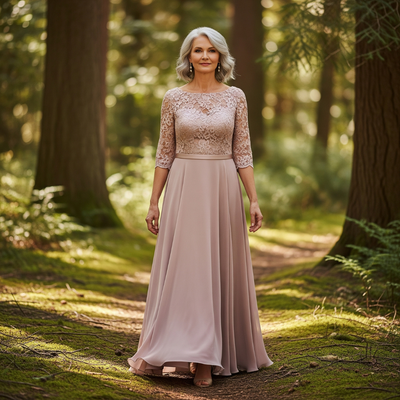 Sylvie Classic Lace Maxi Dress