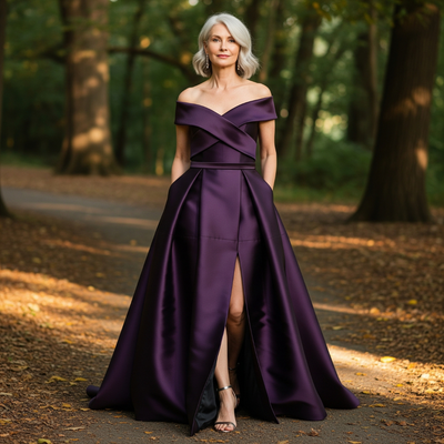 Renée™ Off-Shoulder Evening Gown