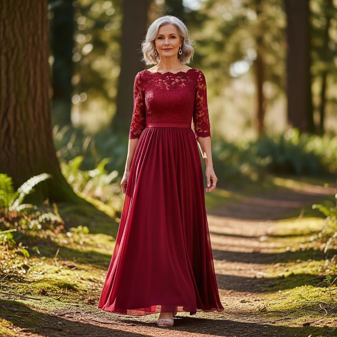 Sylvie Classic Lace Maxi Dress