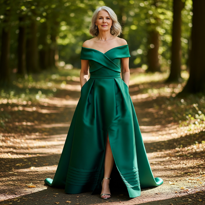 Renée™ Off-Shoulder Evening Gown