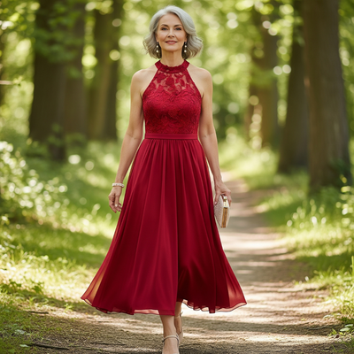 Maribelle™ Sleeveless Chiffon Fit & Flare Dress