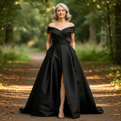 Renée™ Off-Shoulder Evening Gown