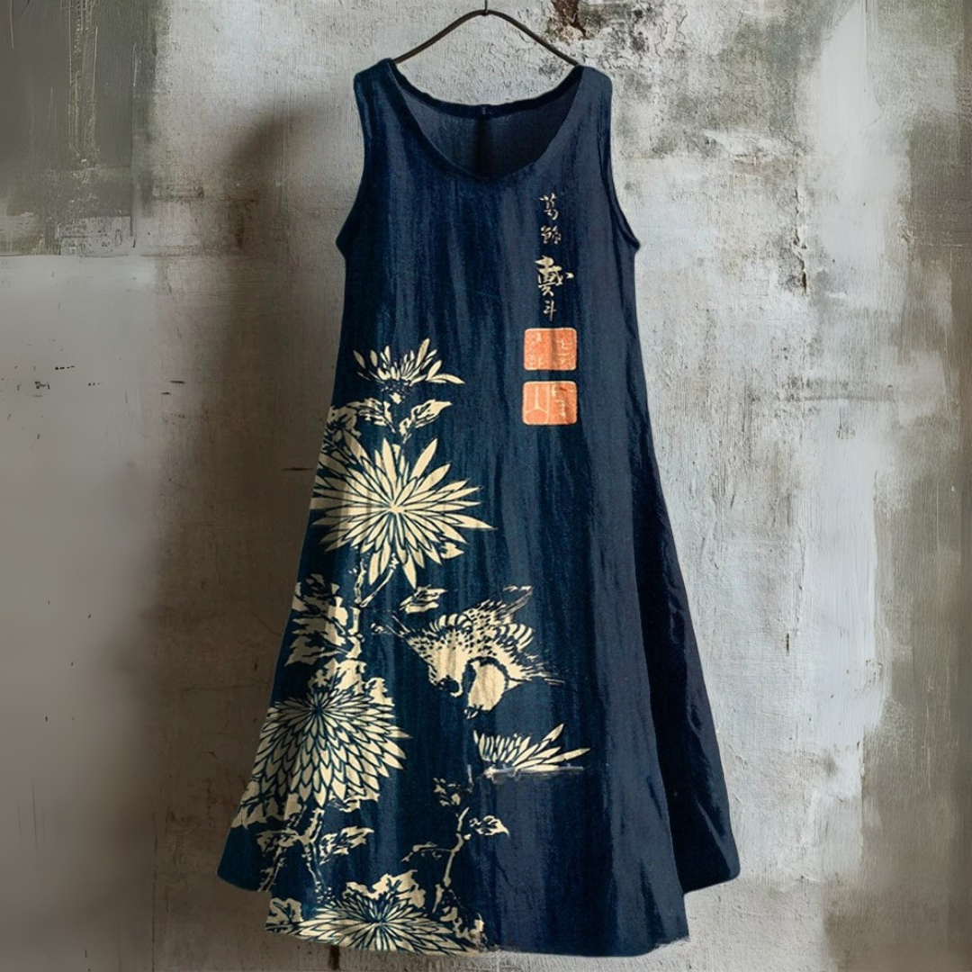 Summer Night Flowerfield Tank Dress