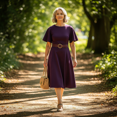 Francine™ Belted Midi Dress