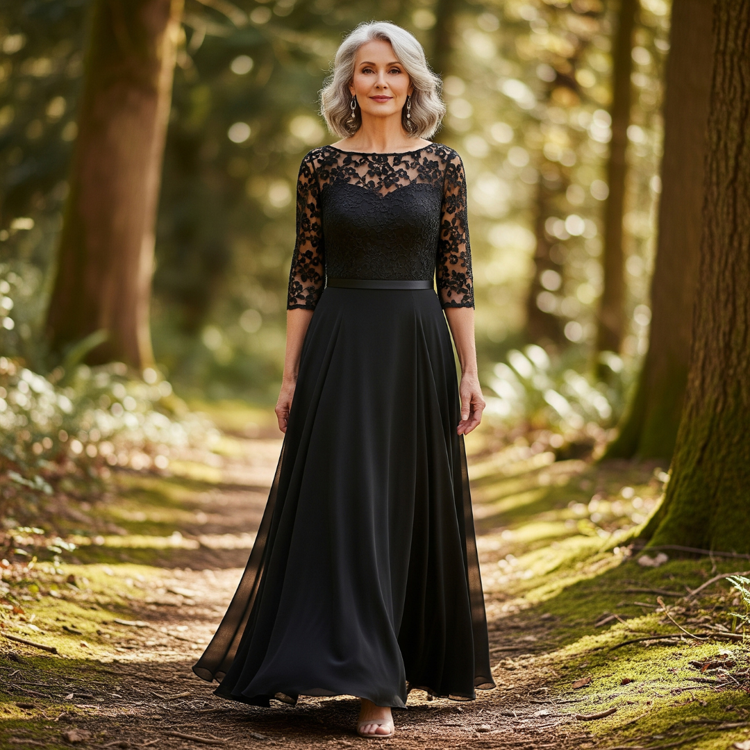 Sylvie Classic Lace Maxi Dress