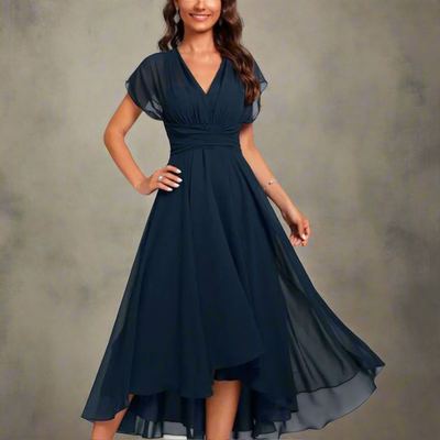 Julita – Flowing V-Neck Evening Dress