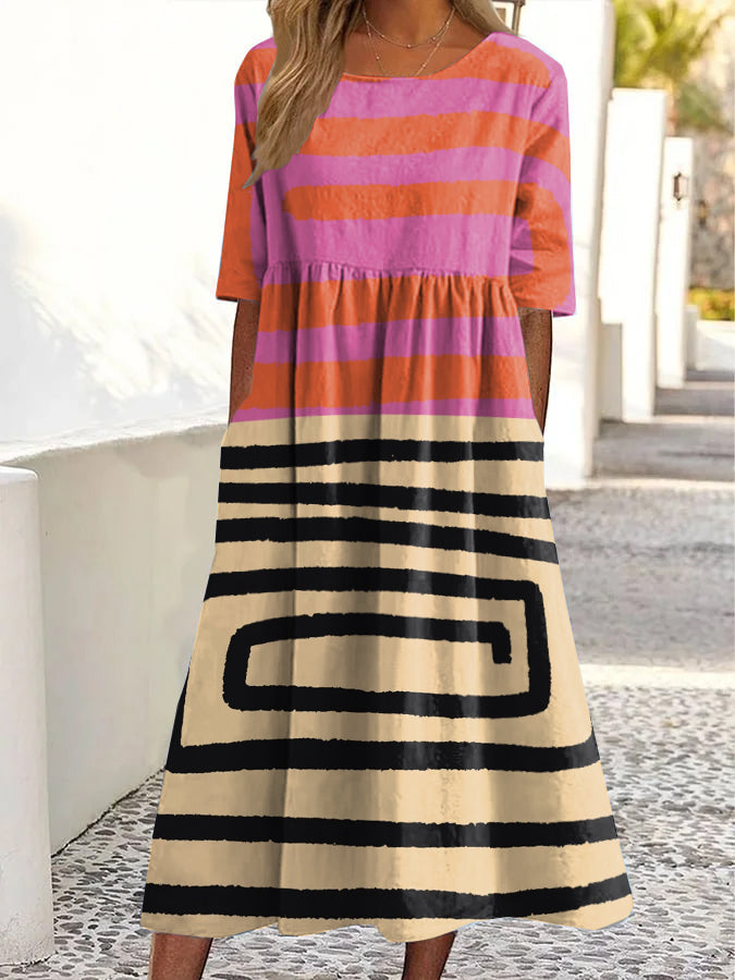 Ann-Marie - Pastel Flowy Summer Dress