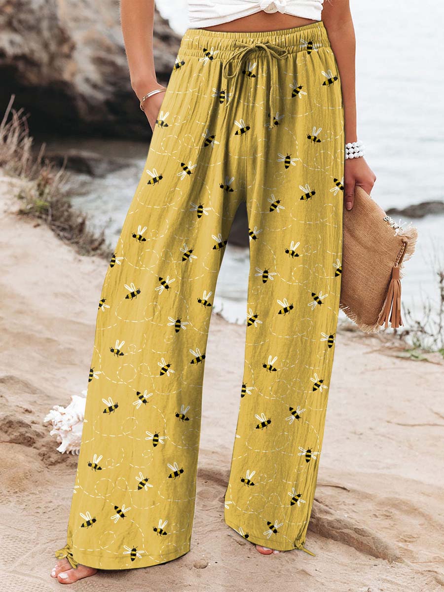Aveline - Coastal Breeze Boho Pants