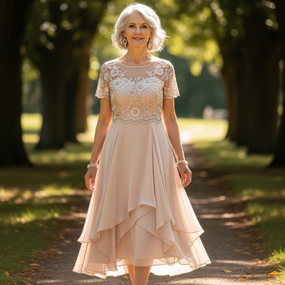 Maura™ Floral Overlay Dress