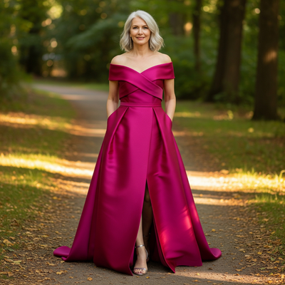 Renée™ Off-Shoulder Evening Gown