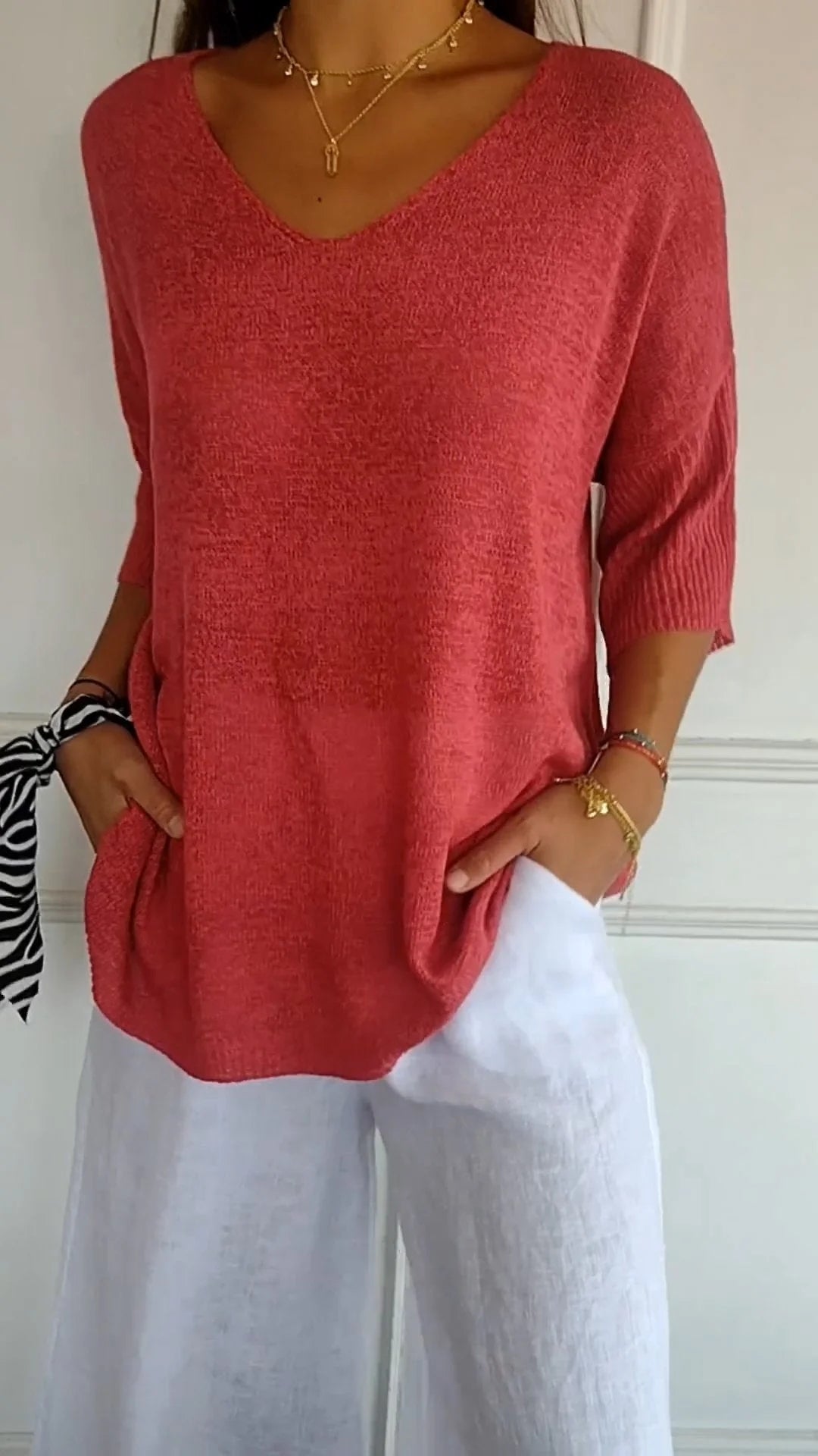 Anna | Comfortable V-Neck Top