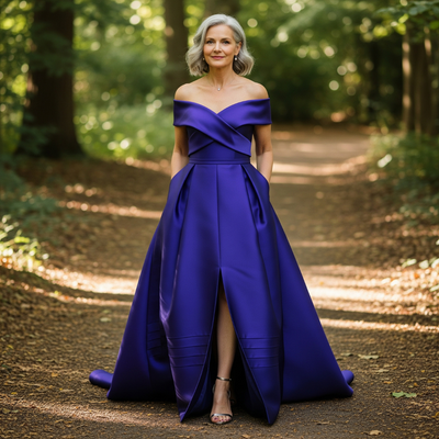 Renée™ Off-Shoulder Evening Gown