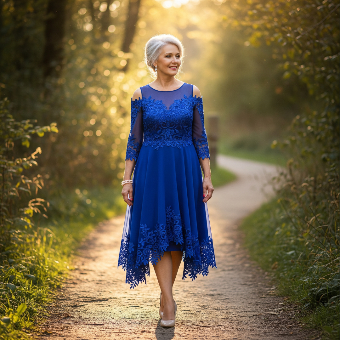 Therese™ Cold-Shoulder Lace Dress