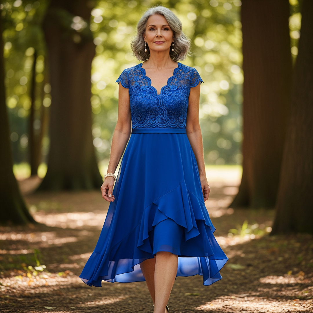 Francesca™ High-Low Lace Dress