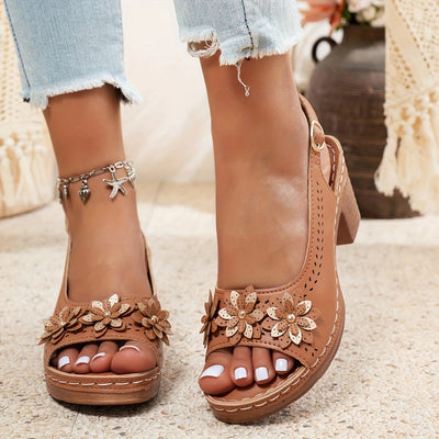 Dede | Stylish Thick Heels Sandals