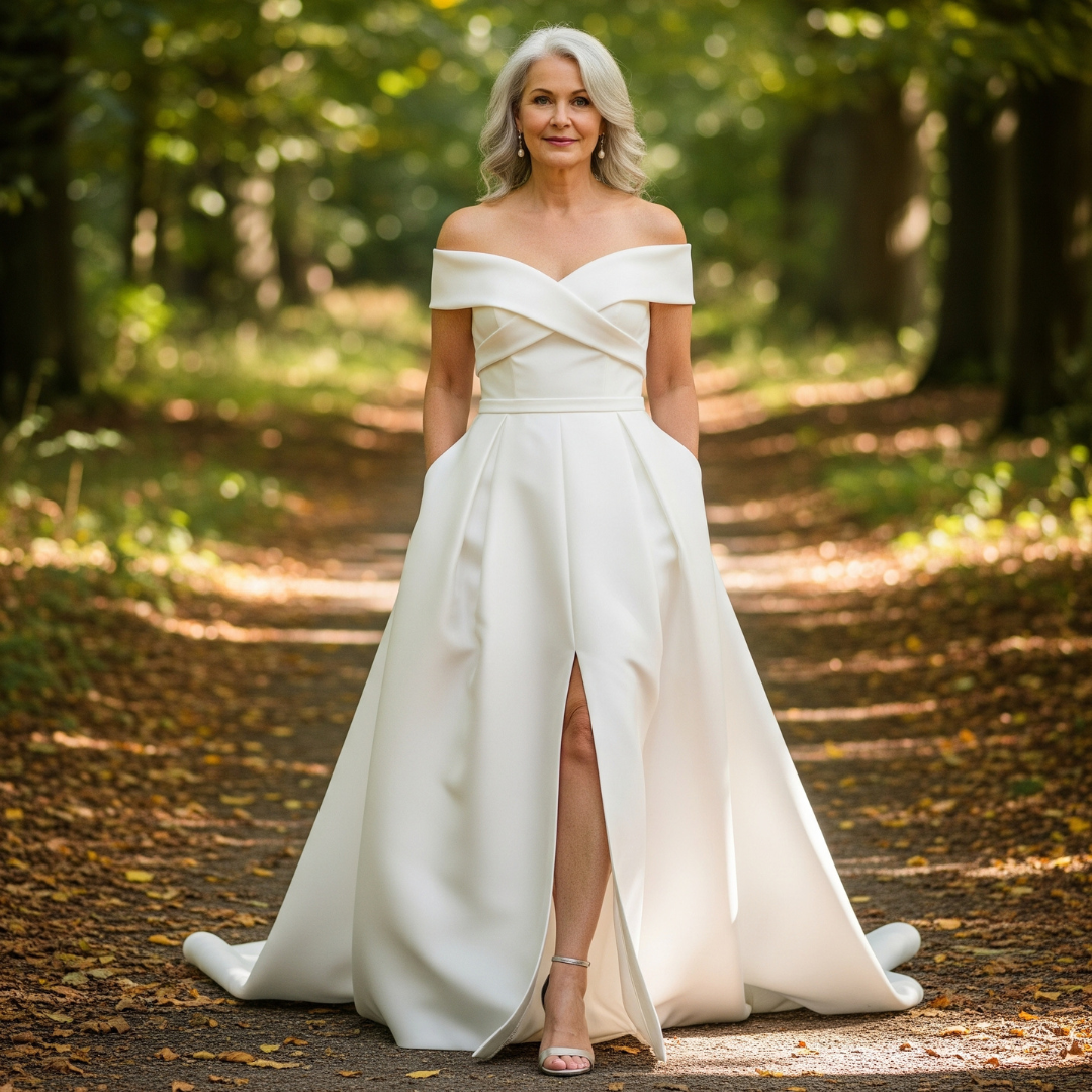 Renée™ Off-Shoulder Evening Gown