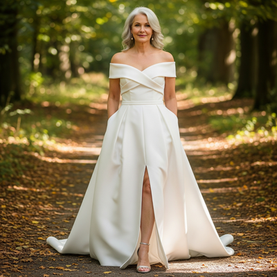 Renée™ Off-Shoulder Evening Gown