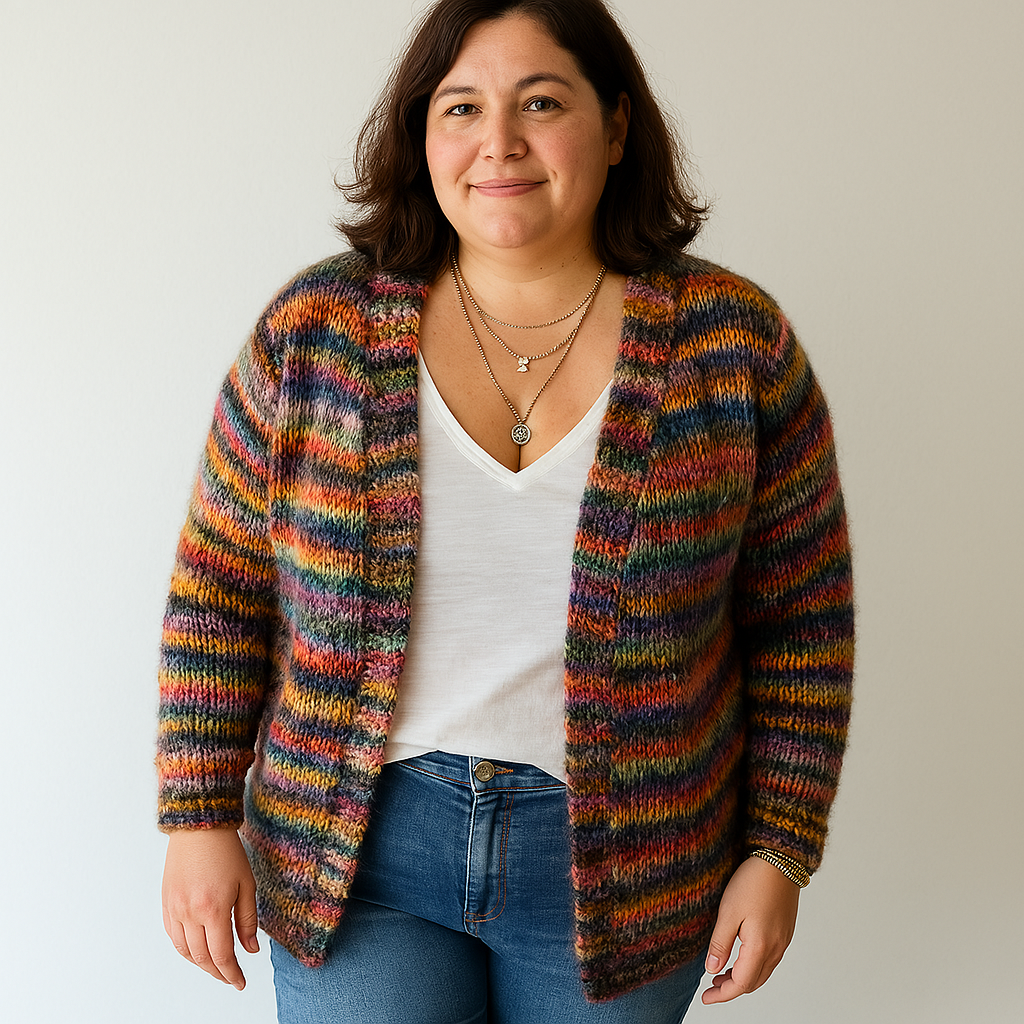 Courtney | Colorful Knitted Cardigan