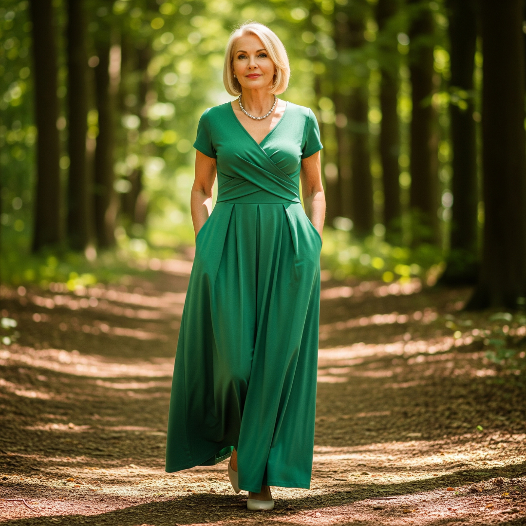 Eliza ™ | Elegant midi dress with flattering tummy control