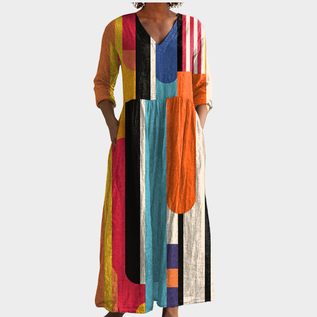 Patricia | Comfortable Loose-Fit Floral Dress